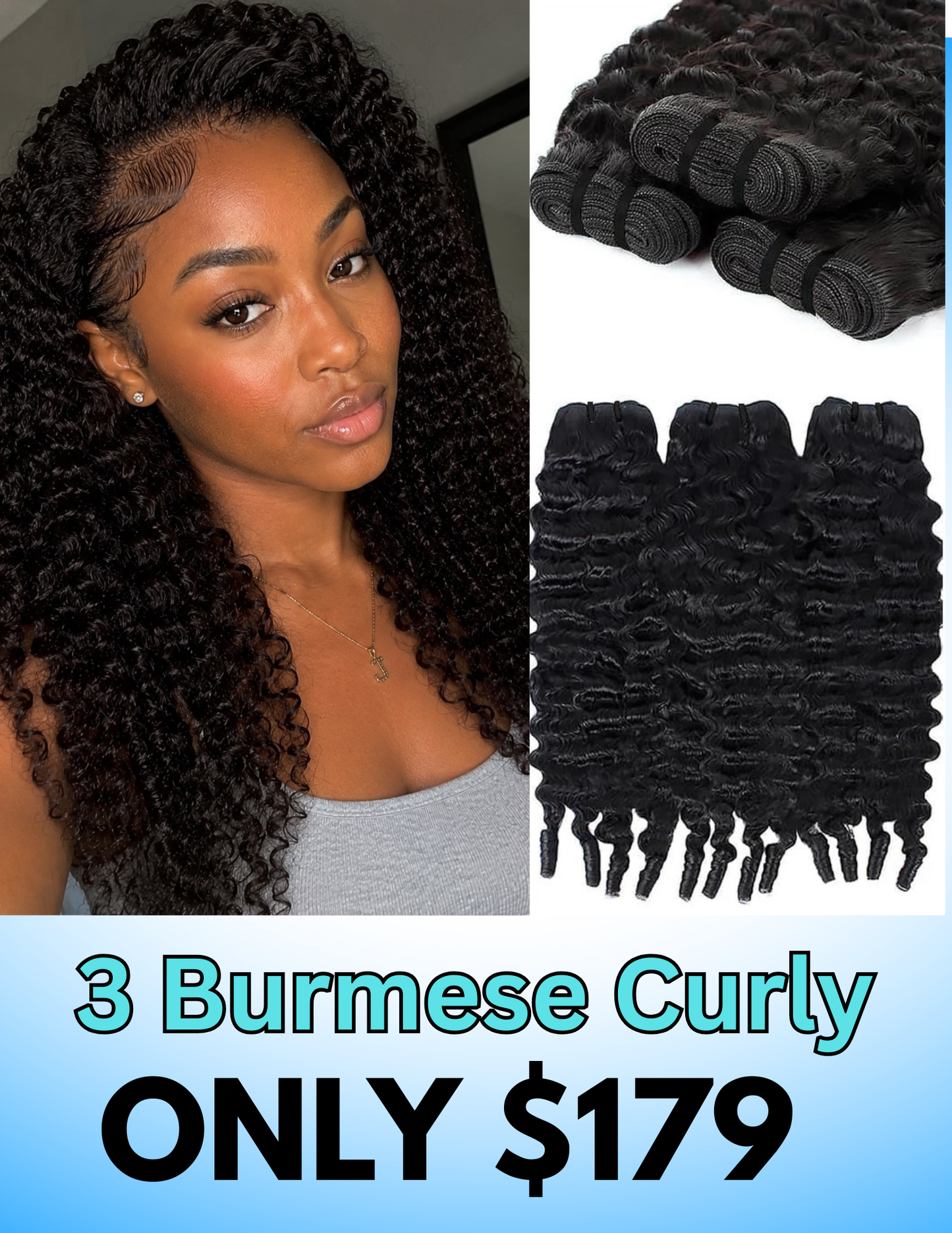 $179 Burmese curly 10A
