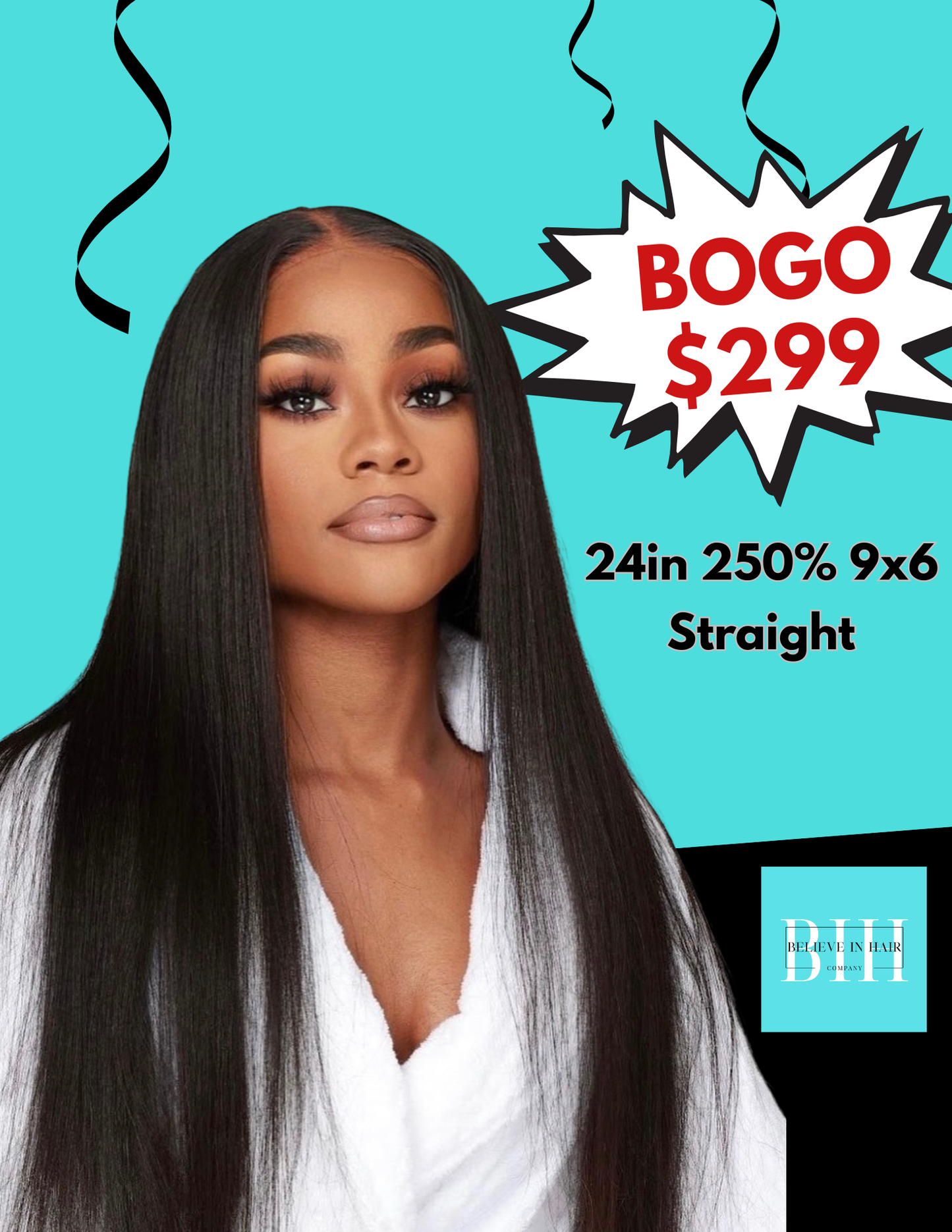 BOGO Straight 9x6 wig 24in