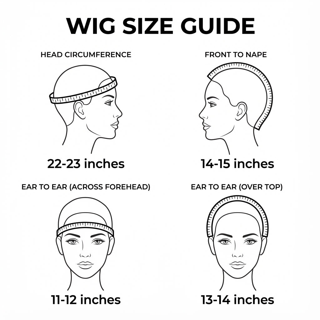 Wig Size Guide - How to Measure Your Head