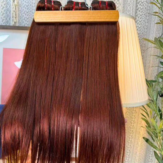 3pc Chestnut Brown 100% Virgin Human Hair