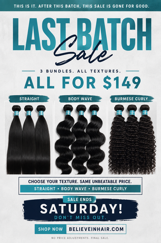 $149 20in (3) Bundles (3)Textures