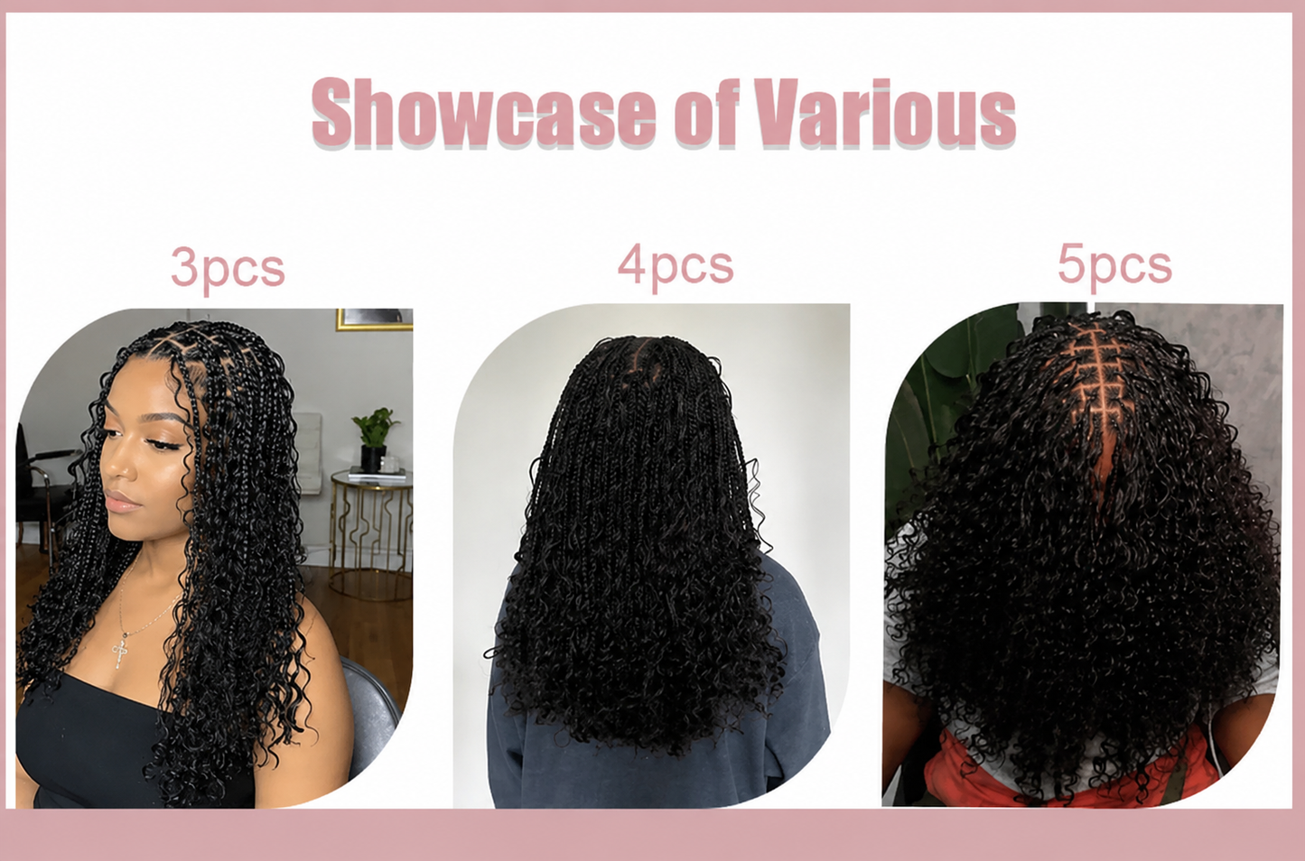 Feather Crochet Human Hair Extensions 100% Virgin Hair Miracle Knots