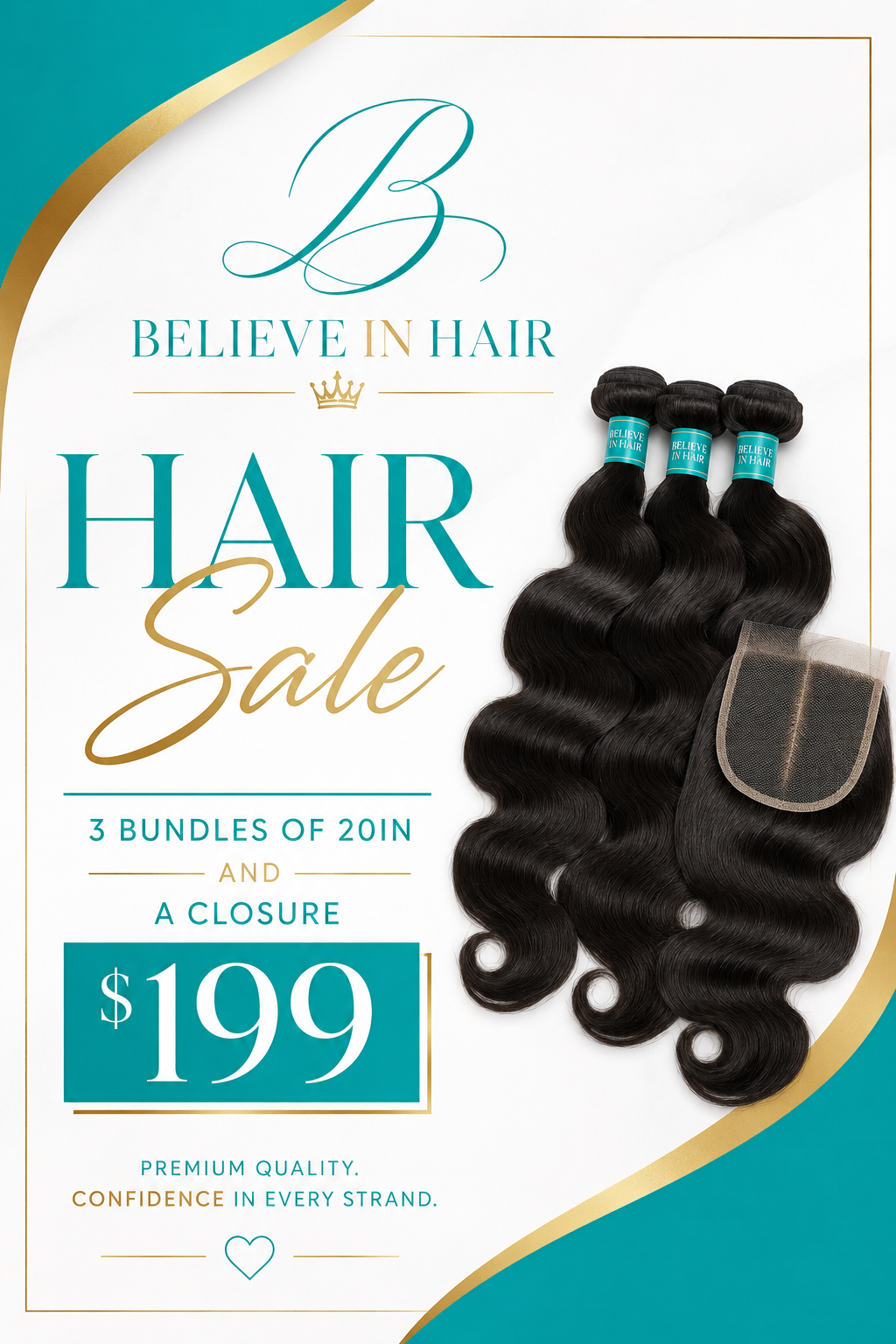 3 bundles + closure $199