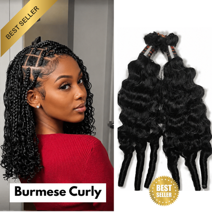 Feather Crochet Human Hair Extensions 100% Virgin Hair Miracle Knots