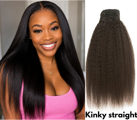 KINKY STRAIGHT 10A AFFORDABLE HAIR BUNDLE