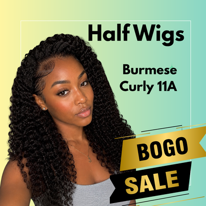 BOGO Half Wigs (3 textures)