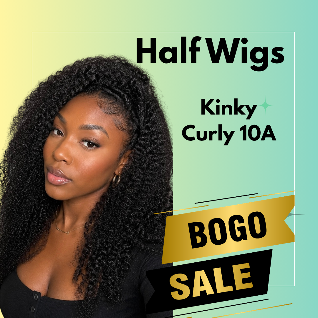 BOGO Half Wigs (3 textures)