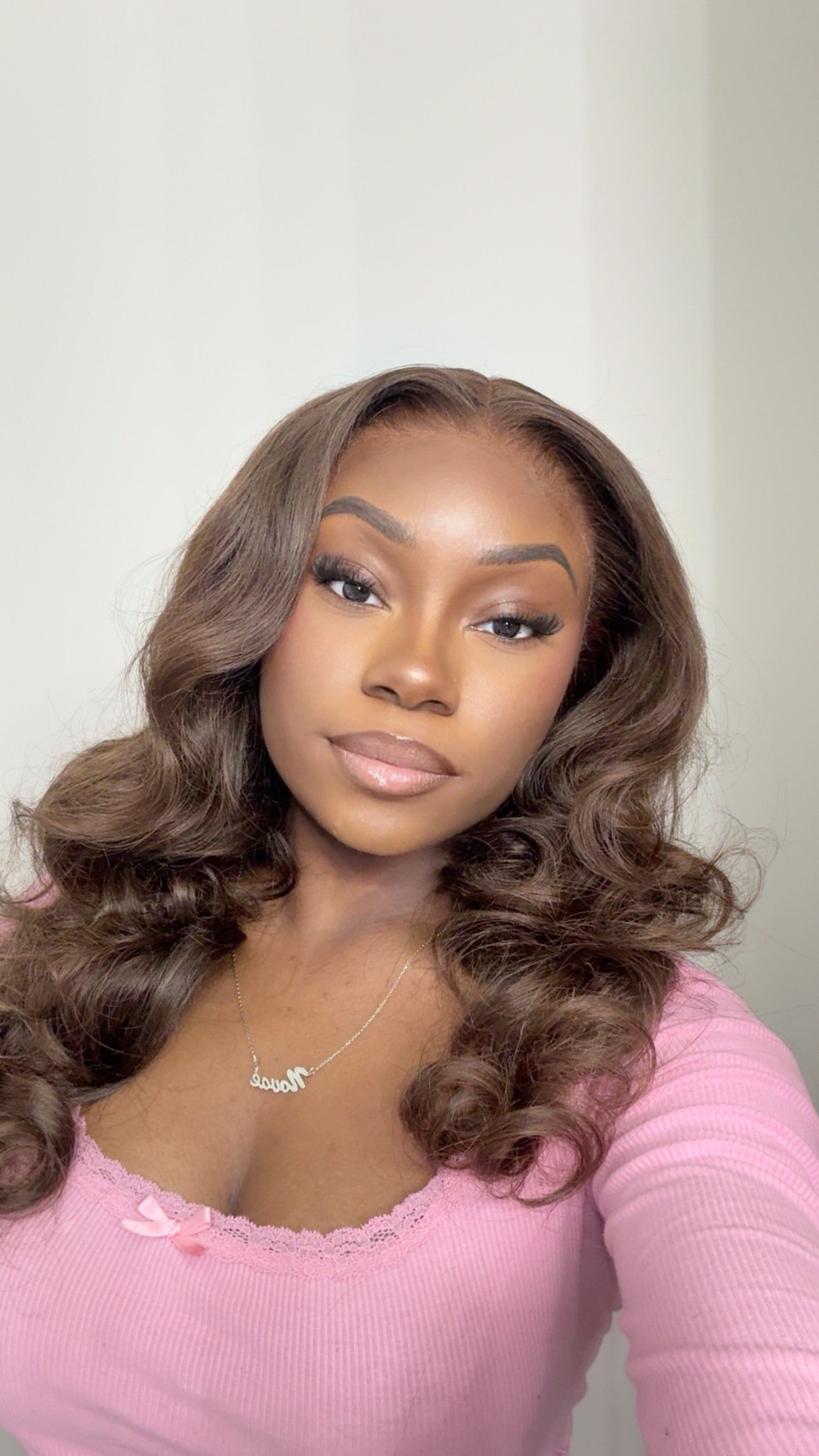 "Novae" Chocolate brown Bodywave