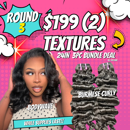 $199 (3) Bundles 24in (2)Textures