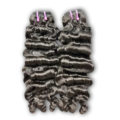 Burmese Curly "STYLED" BUNDLES (Wash Tested)