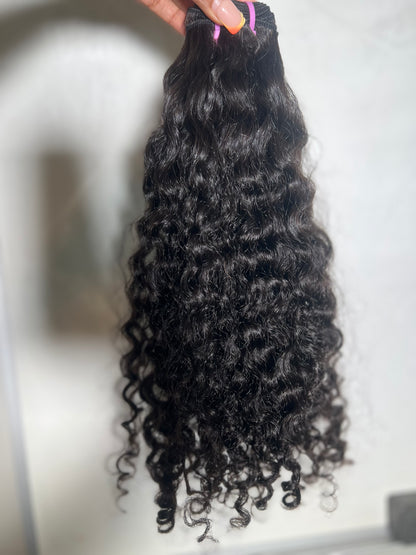 Burmese Curly "STYLED" BUNDLES (Wash Tested)